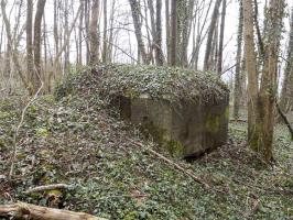 Ligne Maginot - 4B - LES ENTRECOURS NORD - (Blockhaus pour canon) - Faces gauche et frontale