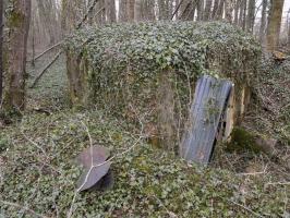 Ligne Maginot - 4B - LES ENTRECOURS NORD - (Blockhaus pour canon) - Faces gauche /l'arrière