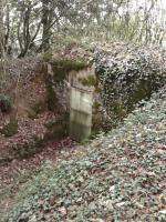 Ligne Maginot - 5B - LES ENTRECOURS - (Blockhaus pour arme infanterie) - Tranchée d'accès et entrée du bloc.