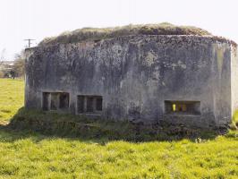 Ligne Maginot - 9A - ROUTE DE ROUVROY - (Blockhaus pour canon) - Face frontale