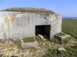 Ligne Maginot - 9A - ROUTE DE ROUVROY - (Blockhaus pour canon) - L'arrière avec l'entrée AC