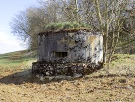 Ligne Maginot - 9B - LE CHENELET SUD - (Blockhaus pour arme infanterie) - Face frontale gauche