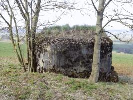 Ligne Maginot - 9B - LE CHENELET SUD - (Blockhaus pour arme infanterie) - Face l'arrière droite