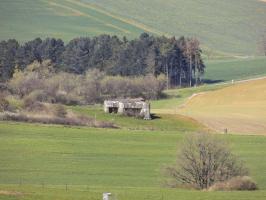 Ligne Maginot - 9B - LE CHENELET SUD - (Blockhaus pour arme infanterie) - Vue vers le nord-ouest, A101bis