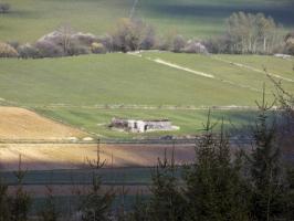 Ligne Maginot - 9B - LE CHENELET SUD - (Blockhaus pour arme infanterie) - Vue vers le nord-est, A102