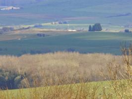 Ligne Maginot - LA MAGNE - (Observatoire d'infanterie) - Incroyable! De l'observatoire de La Magne, tu vois le bloc d'artillerie de Villy Ouest, l'ouvrage La Ferté et la casemate de Margut, (entre Villy Ouest et le mémorial).