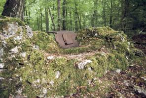 Ligne Maginot - UBERNIED 4 - (Cuve pour arme d'infanterie) - Bouclier d'infanterie.
