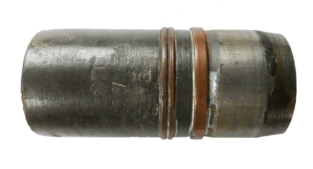 Ligne Maginot - Munitions de 37 mm modèle 1885 - Boulet d’instruction en fonte