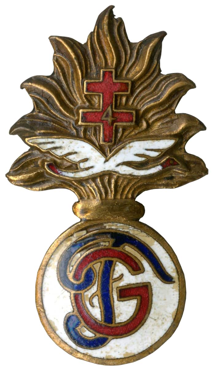 Insigne de gardes frontaliers de la 4° LGRM