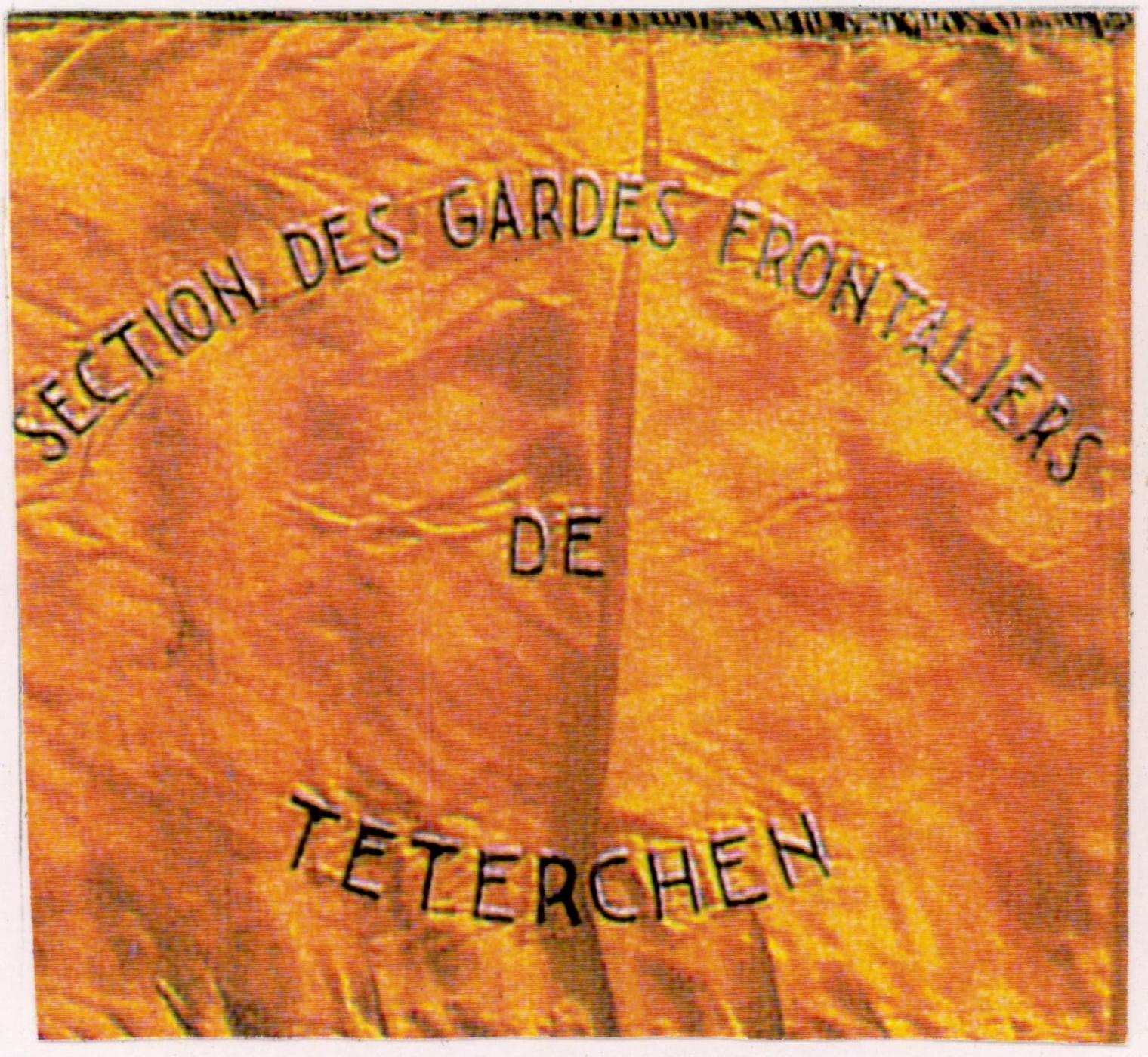Ligne Maginot - Compagnie de Gardes Frontaliers (CGF) - Fanion de la section de Teterchen