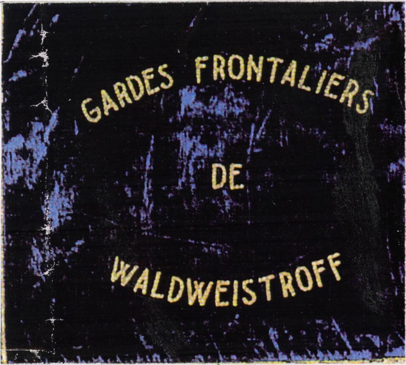 Ligne Maginot - Compagnie de Gardes Frontaliers (CGF) - Fanion de la section de Waldweistroff