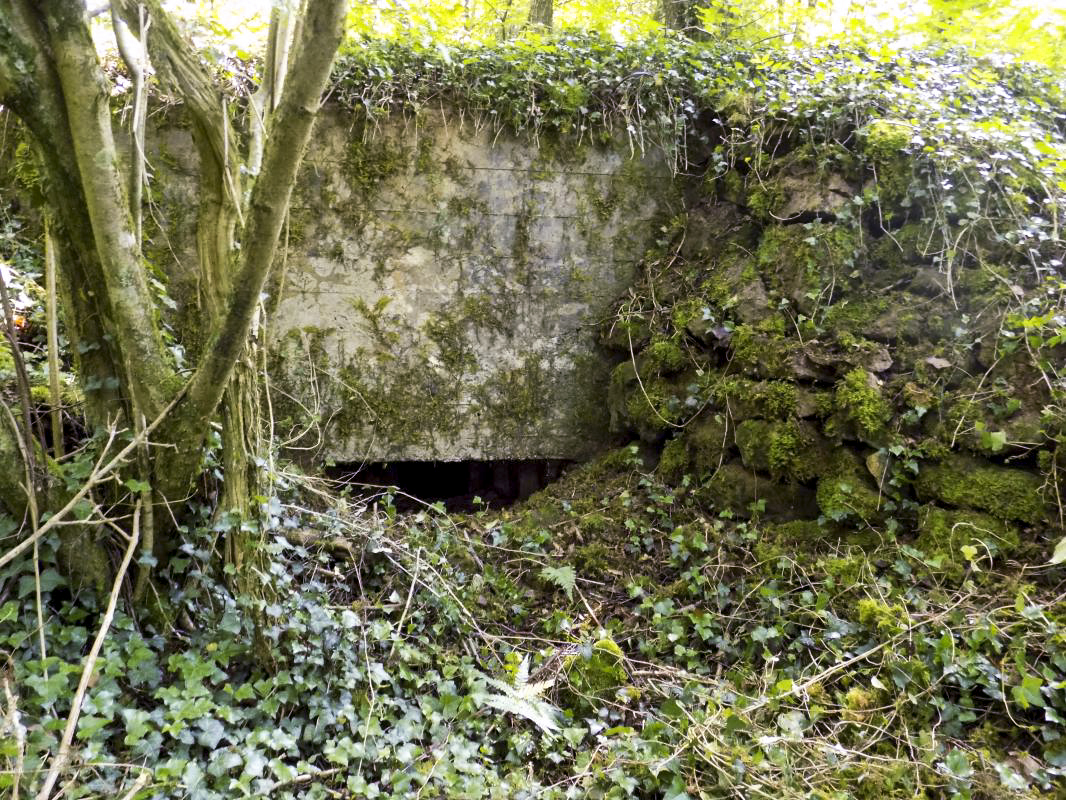 Ligne Maginot - 26A - RIMONNEAU OUEST - (Blockhaus pour canon) - Face frontale droite, créneau Hotchkiss