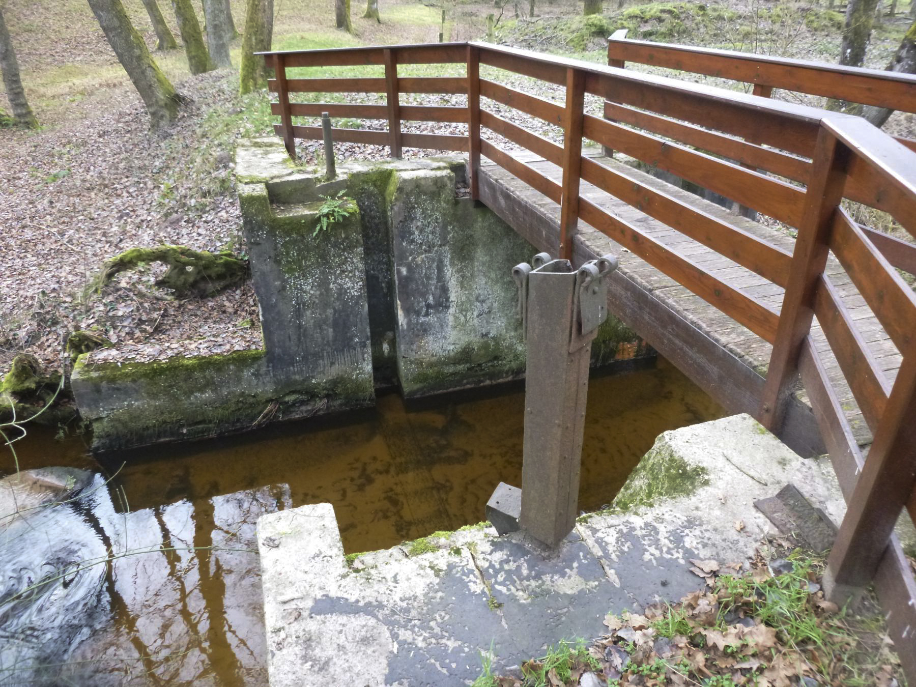 Ligne Maginot - DAMBACH SUD (BARRAGE 10) - (Inondation défensive) - Détail du pertuis