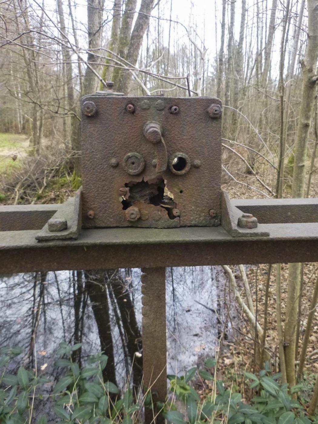 Ligne Maginot - DAMBACH SUD (BARRAGE 10) - (Inondation défensive) - Les vannes de régulation