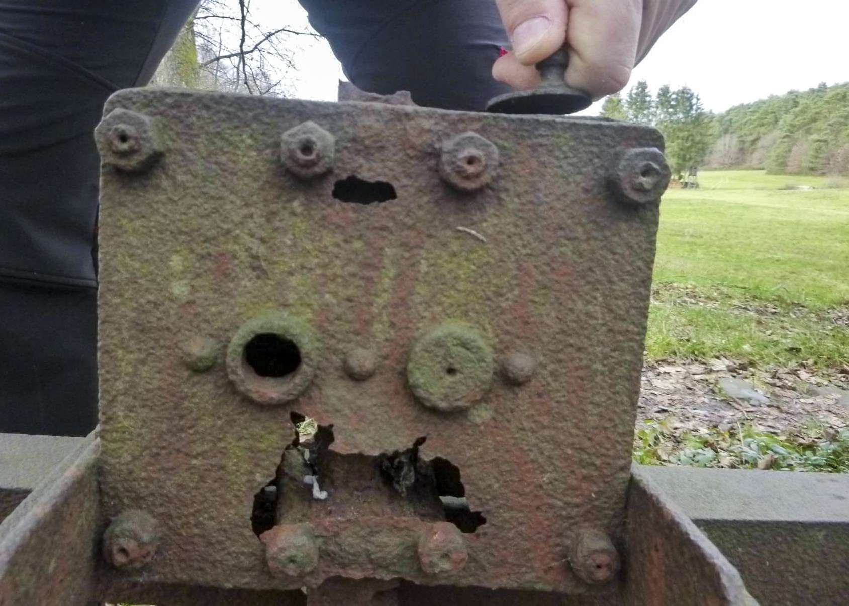 Ligne Maginot - DAMBACH SUD (BARRAGE 10) - (Inondation défensive) - Les vannes de régulation