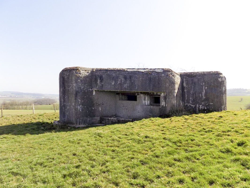 Ligne Maginot - A101BIS - TOURTRAY SUD - (Blockhaus lourd type STG / STG-FCR - Double) - Face nord-ouest