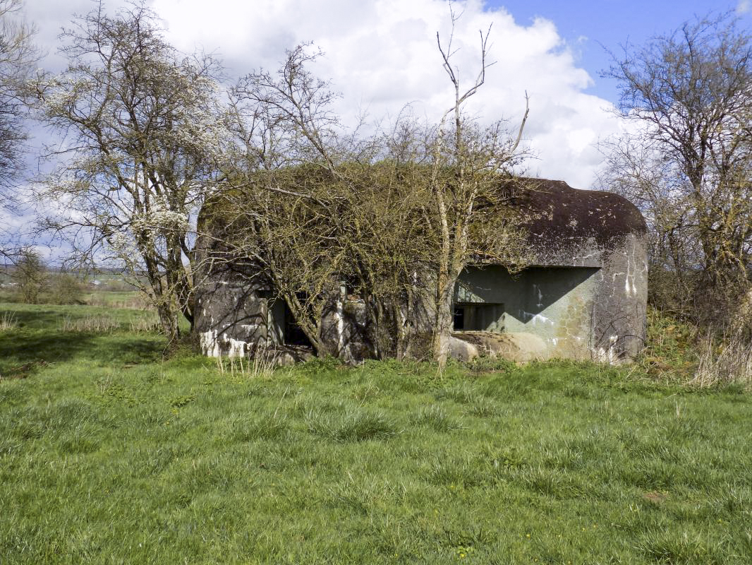 Ligne Maginot - A95BIS - TETAIGNE B - (Blockhaus lourd type STG / STG-FCR - Double) - Faces l'arrière / sud est