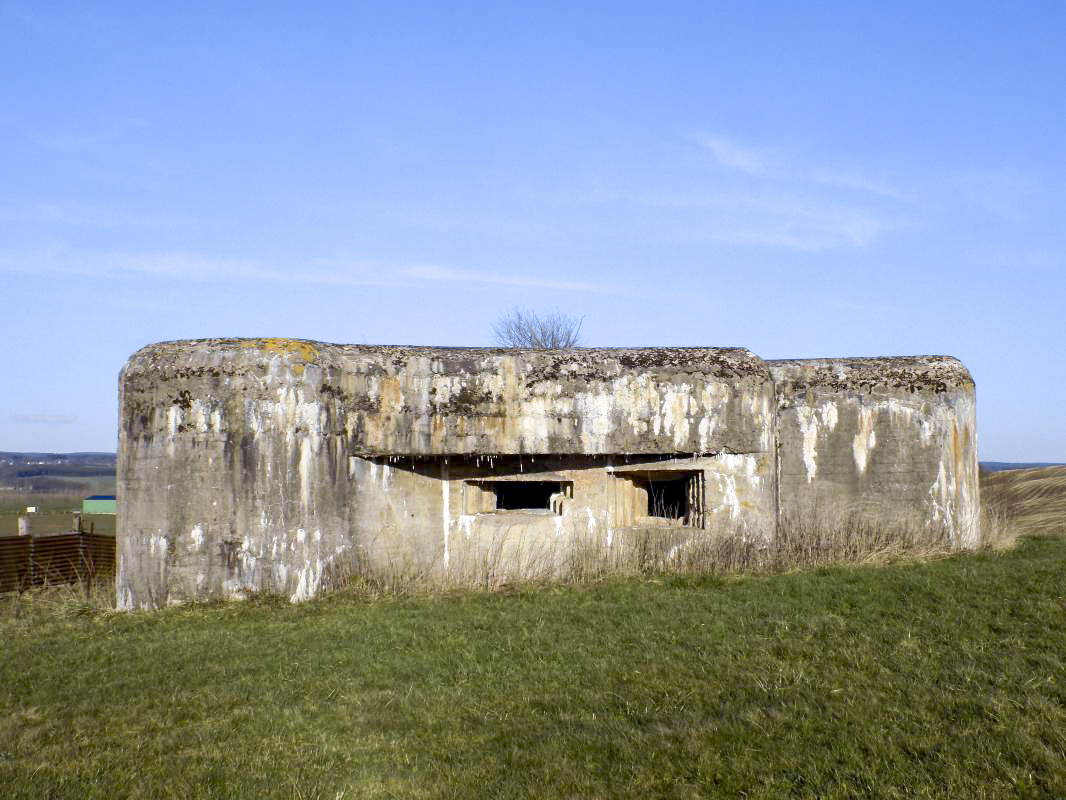 Ligne Maginot - A92 - PRIX DU LOUP - (Blockhaus lourd type STG / STG-FCR - Double) - Face gauche