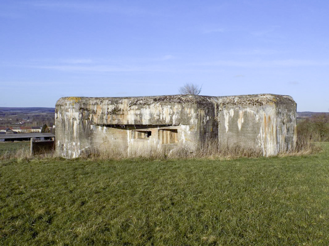 Ligne Maginot - A92 - PRIX DU LOUP - (Blockhaus lourd type STG / STG-FCR - Double) - Face gauche