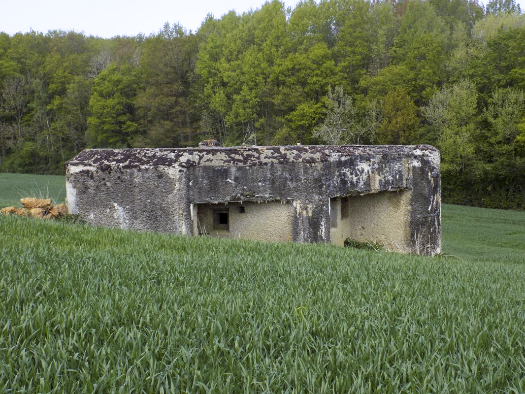 Ligne Maginot - A105 - SAILLY - (Blockhaus lourd type STG / STG-FCR - Simple) - Faces frontale et droite