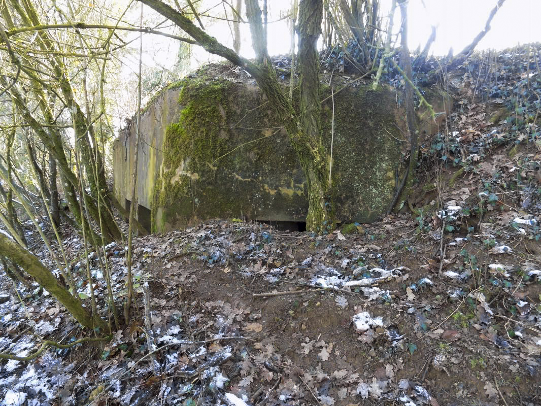 Ligne Maginot - 73BIS - LE CHENE - (Blockhaus pour arme infanterie) - Faces frontale et gauche