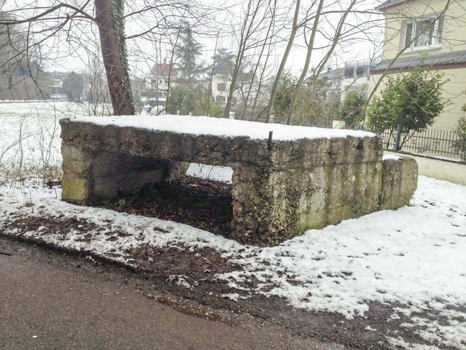 Ligne Maginot - 53 - BUSSIERES NORD - (Blockhaus pour canon) - Noter l'avant totalement ouvert laissant supposer l'utilisation du canon avec son propre bouclier