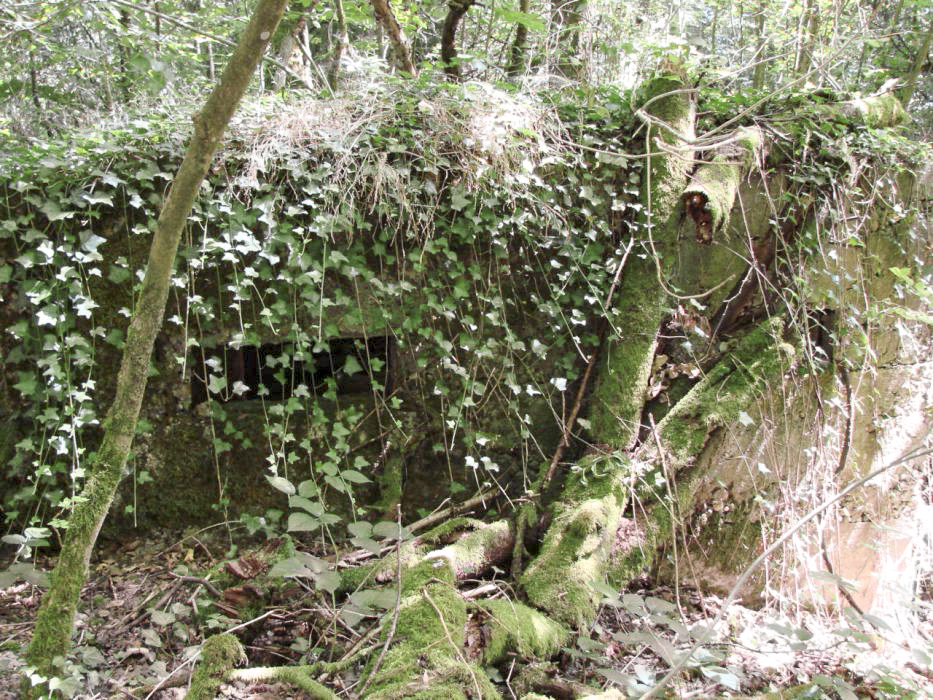 Ligne Maginot - BB42-B - (Blockhaus pour arme infanterie) - Un observatoire construit sommairement.