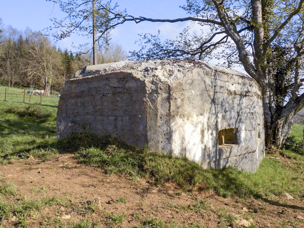 Ligne Maginot - 8C - AUTRECOURT SUD - (Blockhaus pour arme infanterie) - Face droite