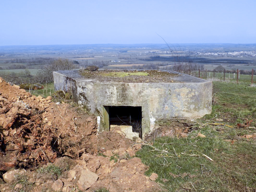 Ligne Maginot - 10A - LE CHENELET NORD - (Blockhaus pour canon) - L'entrée