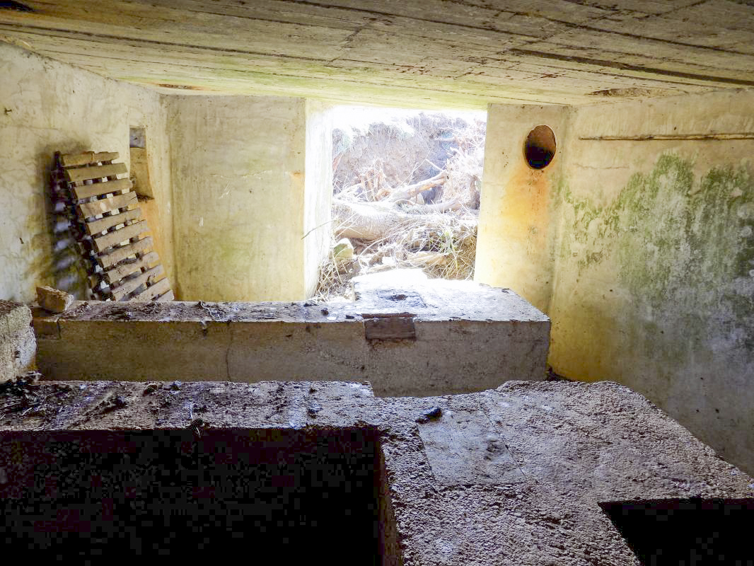 Ligne Maginot - 10A - LE CHENELET NORD - (Blockhaus pour canon) - L'entrée