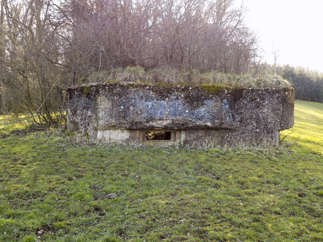 Ligne Maginot - 11A - LA BOULETTE - (Blockhaus pour canon) - Face est, créneau AC