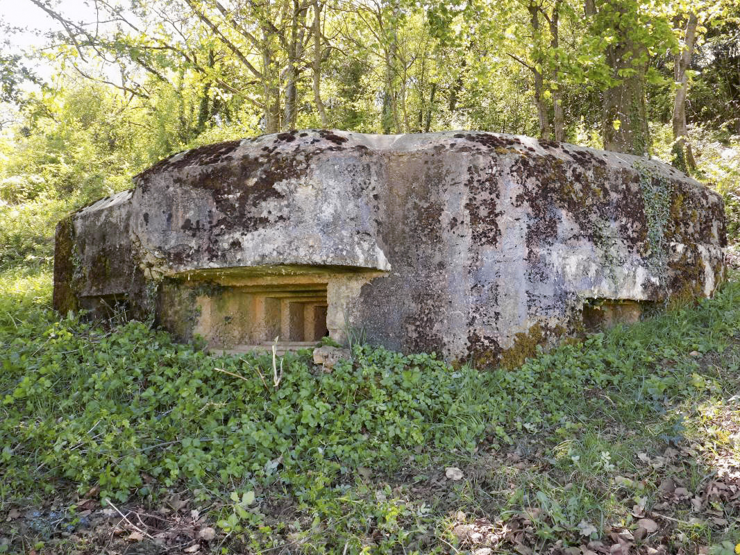 Ligne Maginot - 11C - VALMONT - (Blockhaus pour arme infanterie) - Faces frontale et gauche