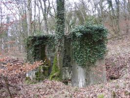 Ligne Maginot - BB337 - (Blockhaus pour arme infanterie) - La façade de tir.