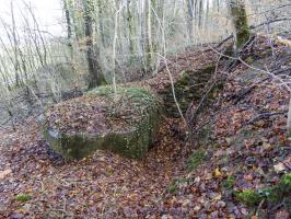 Ligne Maginot - 13A - BOIS DE BLANCHAMPAGNE EST - (Blockhaus pour arme infanterie) - Faces gauche et arrière