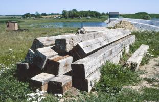 Ligne Maginot - WELSCHHOF (RETENUE DU) - (Inondation défensive) - Les poutres