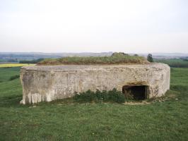 Ligne Maginot - 26E - COTE DE MOREFOSSE - (Blockhaus pour canon) - L'entrée avec vue vers le nord est