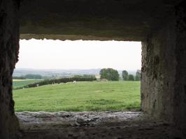 Ligne Maginot - 26E - COTE DE MOREFOSSE - (Blockhaus pour canon) - L’intérieur droite, vue vers la casemate A93 Chyberchamp