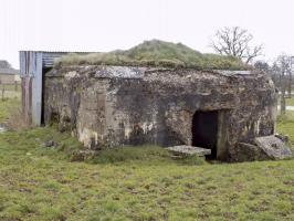 Ligne Maginot - 27BIS - GRANDE PRAIRIE EST - (Blockhaus pour canon) - Face frontale et l'arrière