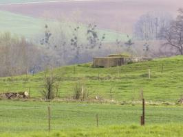 Ligne Maginot - 30 - L'EPINETTE SUD - (Blockhaus pour arme infanterie) - Vue vers le sud-est, le blockhaus 31 - La Fabrique