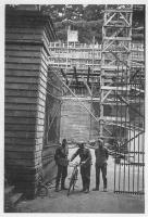 Ligne Maginot - FORT DUCROT - (PC de Secteur) - L'entrée du fort en 1940, les travaux de renforcement sont inachevés et les échafaudages encore en place