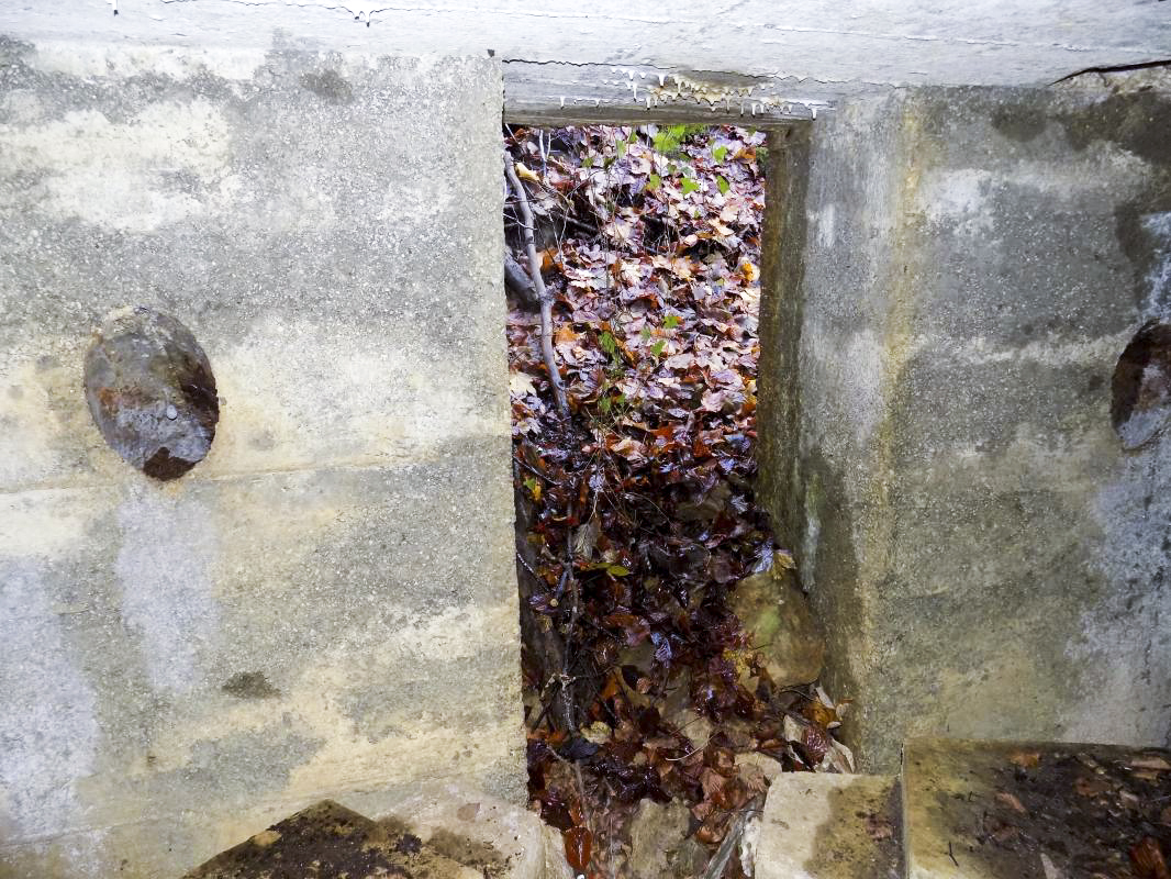 Ligne Maginot - 13A - BOIS DE BLANCHAMPAGNE EST - (Blockhaus pour arme infanterie) - L'entrée