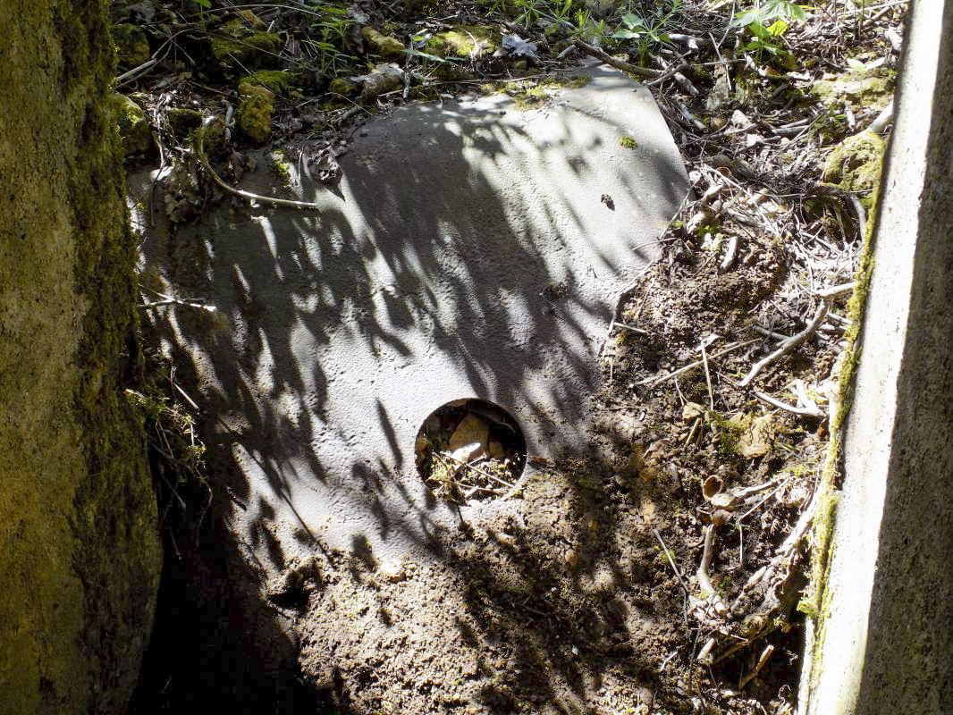 Ligne Maginot - 13C - MONT DE BRUNE SUD - (Blockhaus pour arme infanterie) - Vestige de la porte d'entrée