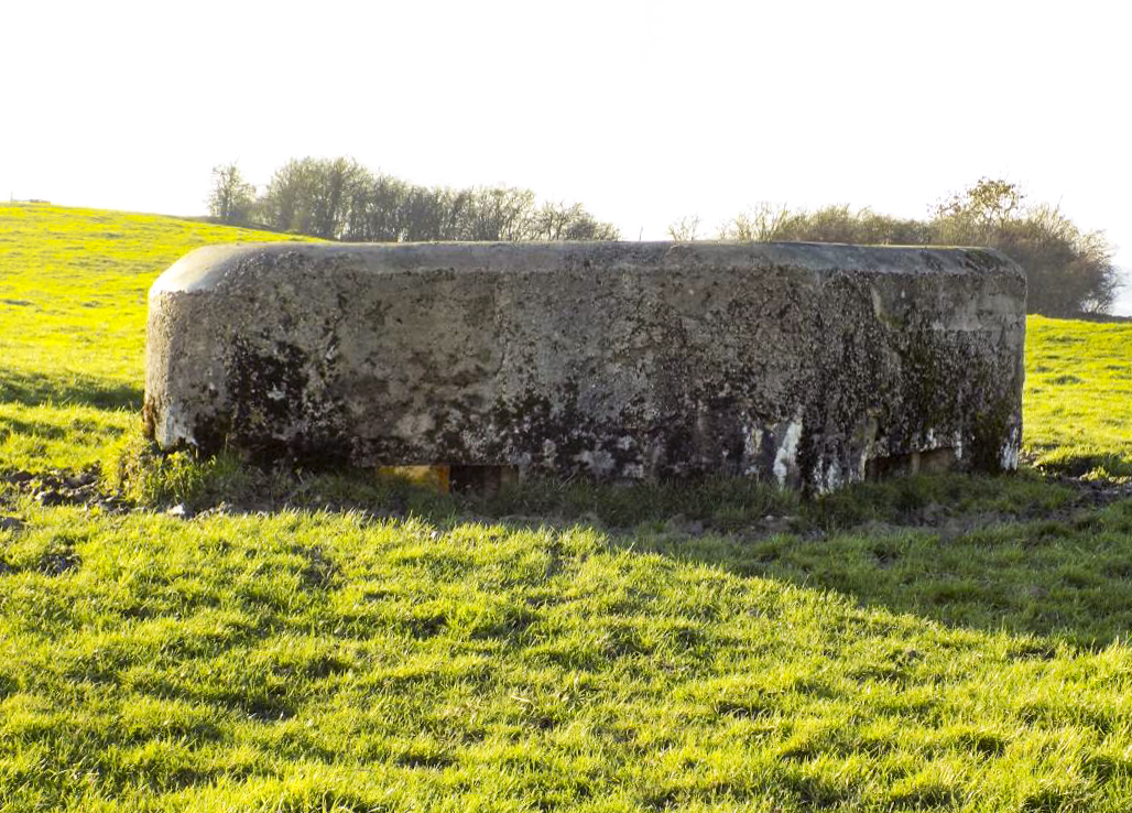 Ligne Maginot - 24B - LA HOUILLERIE - (Blockhaus pour arme infanterie) - Face (nord) frontale