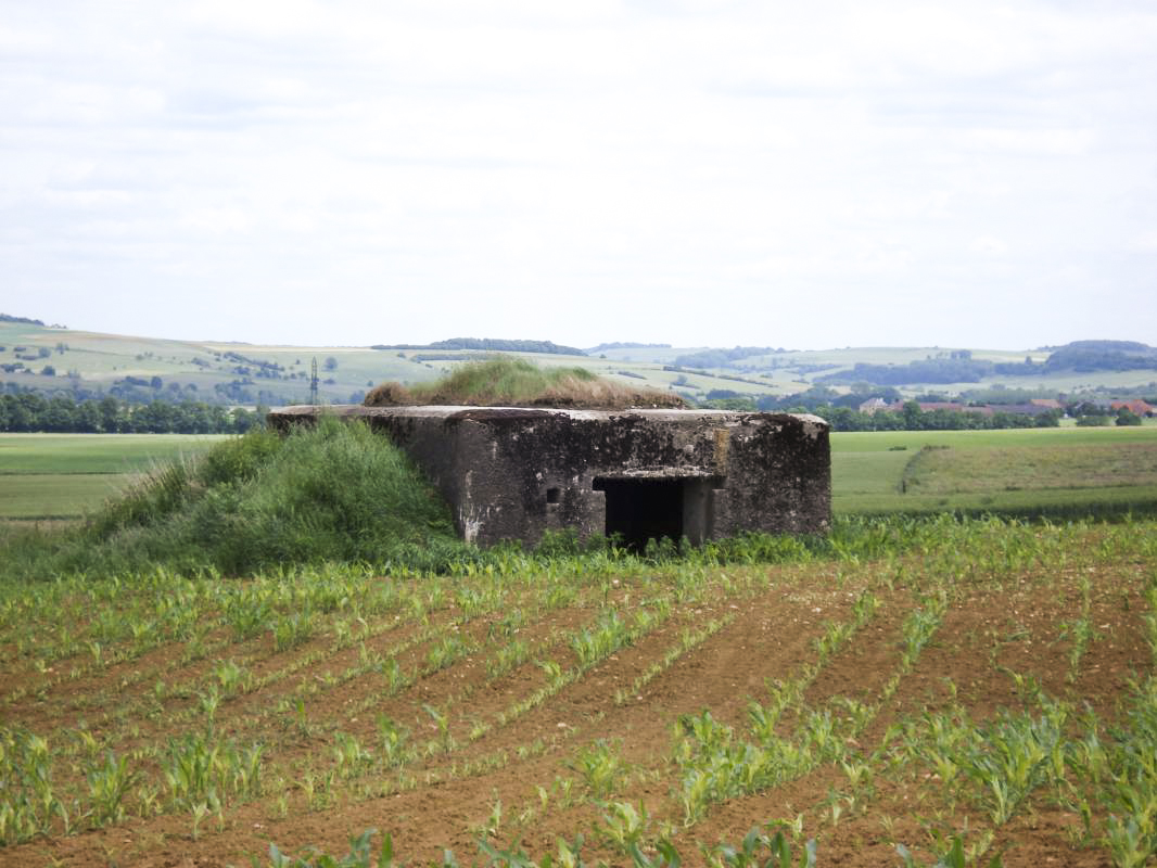 Ligne Maginot - LE BOCHET - (Blockhaus pour canon) - L'entrée AC, pris du nord