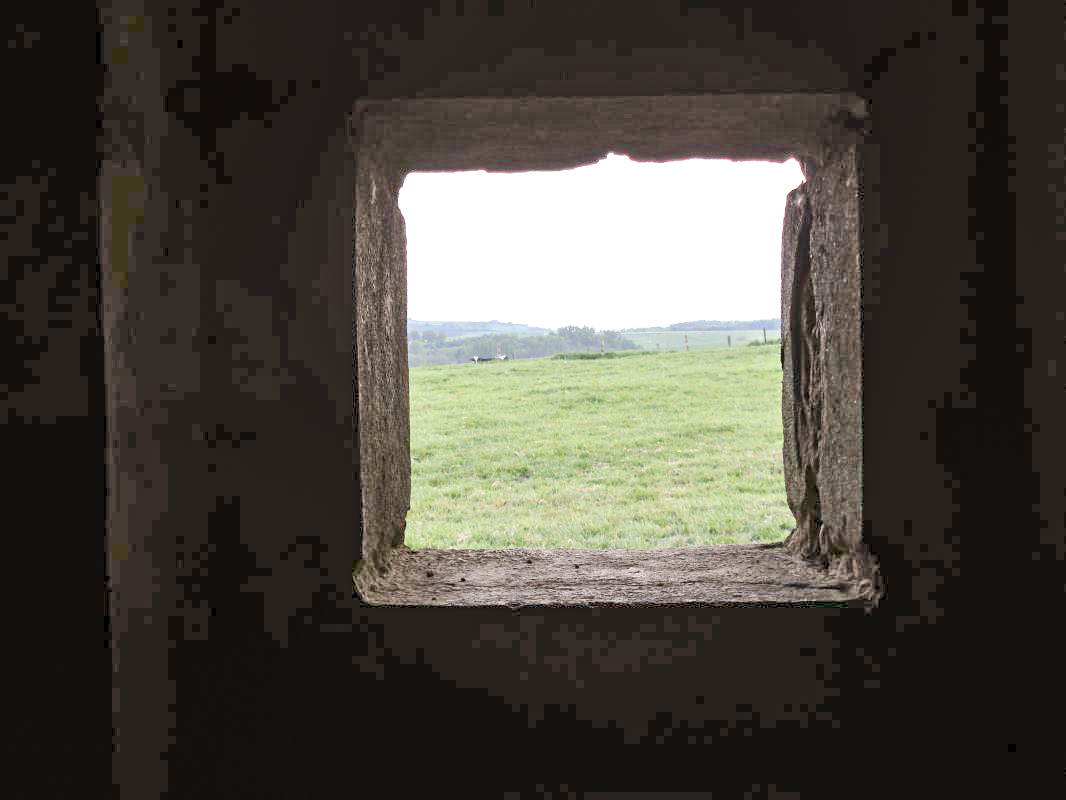 Ligne Maginot - A93 - CHYBERCHAMP - (Casemate d'artillerie) - Vue vers le sud est