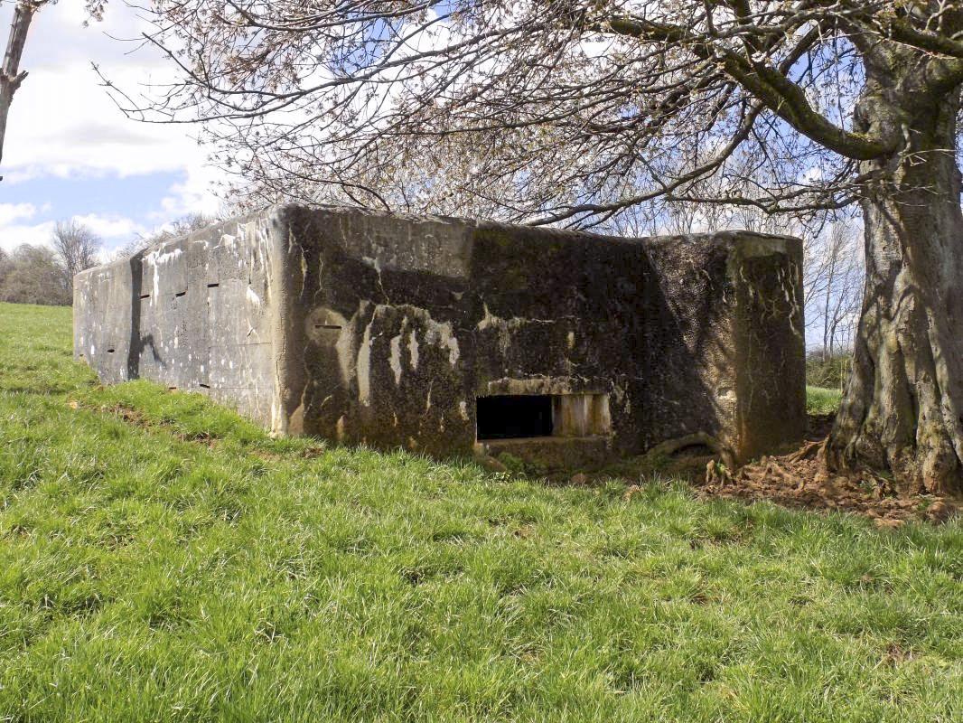 Ligne Maginot - VAUX LèS MOUZON NORD - (Blockhaus pour canon) - Faces droite et frontale