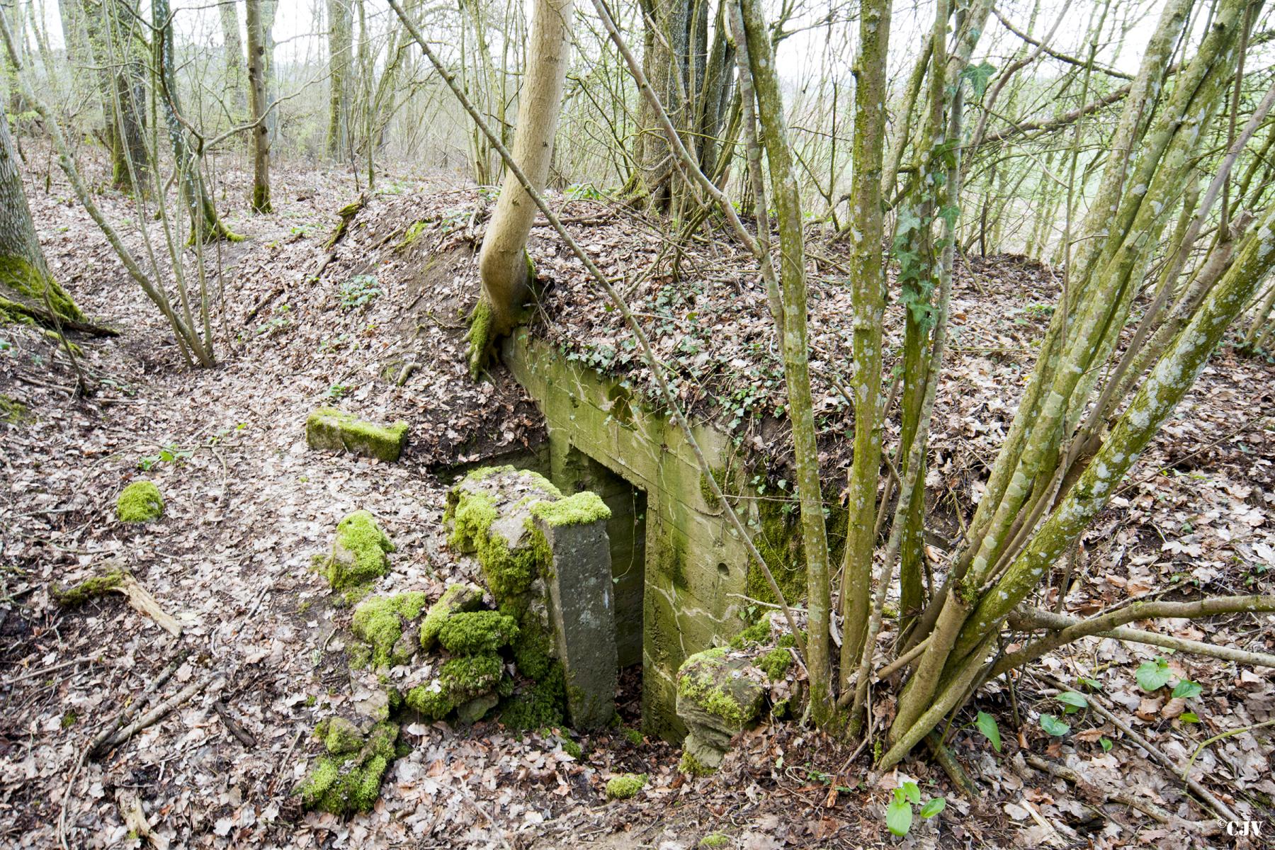 Ligne Maginot - 76 - LE MAMELON OUEST - (Blockhaus pour arme infanterie) - L'entrée du blockhaus