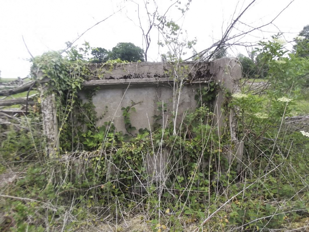 Ligne Maginot - BOIS LE SART - (Casernement) - Le bois qui englobait les ruines a été rasé il y à quelques temps .