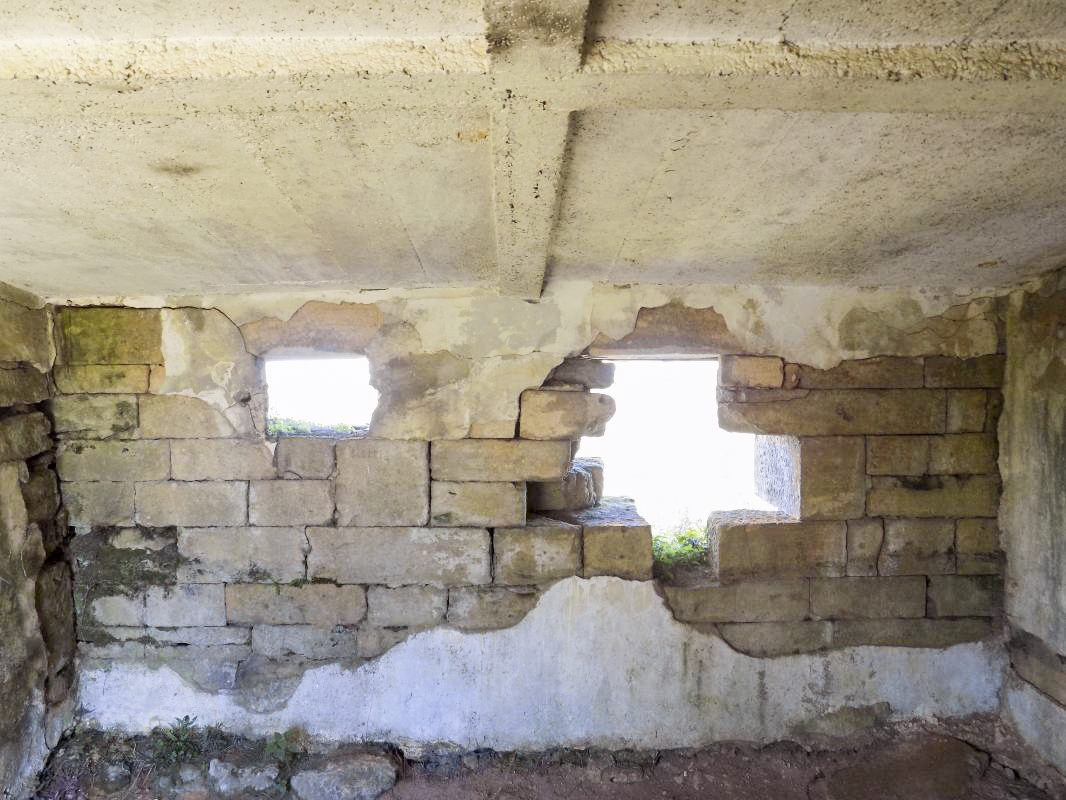 Ligne Maginot - CITADELLE DE MONTMEDY OUEST - (Observatoire d'artillerie) - Face frontale