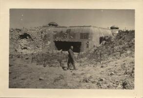 Ligne Maginot - SCHOENENBOURG - (Ouvrage d'artillerie) - Le bloc 1 après les combats